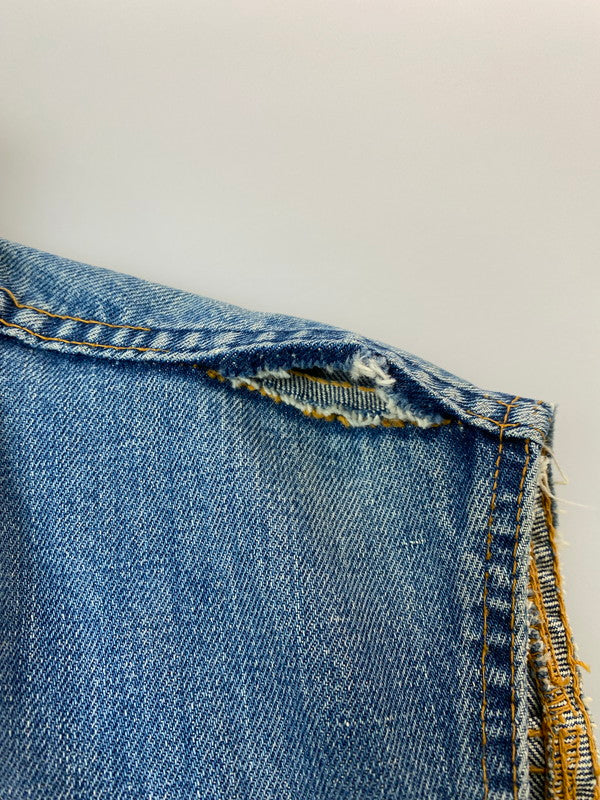 【現状渡し品】【メンズ】 Levi's リーバイス 70505 刻印2 BIG E 60-70S CUTOFF REMAKE DENIM TRUCKER JACKET リメイクデニムトラッカージャケット 146-251220-zi-11-min サイズ：不明 カラー：インディゴ 万代Net店