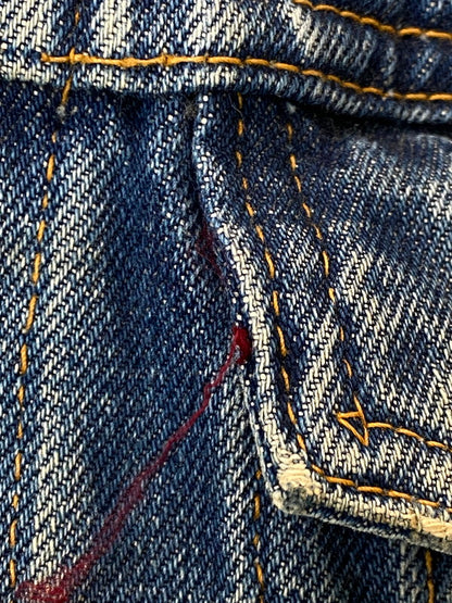 【現状渡し品】【メンズ】 Levi's リーバイス 70505 刻印2 BIG E 60-70S CUTOFF REMAKE DENIM TRUCKER JACKET リメイクデニムトラッカージャケット 146-251220-zi-11-min サイズ：不明 カラー：インディゴ 万代Net店