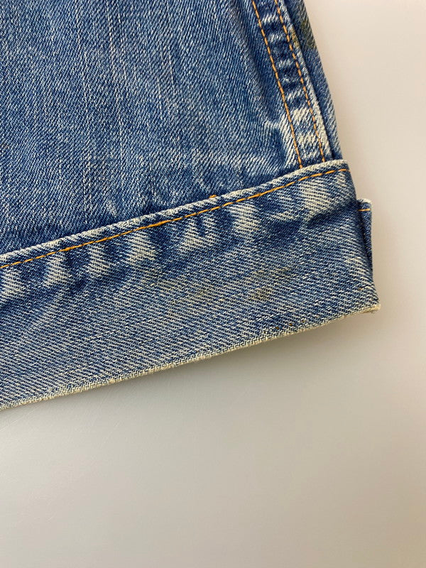 【現状渡し品】【メンズ】 Levi's リーバイス 70505 刻印2 BIG E 60-70S CUTOFF REMAKE DENIM TRUCKER JACKET リメイクデニムトラッカージャケット 146-251220-zi-11-min サイズ：不明 カラー：インディゴ 万代Net店