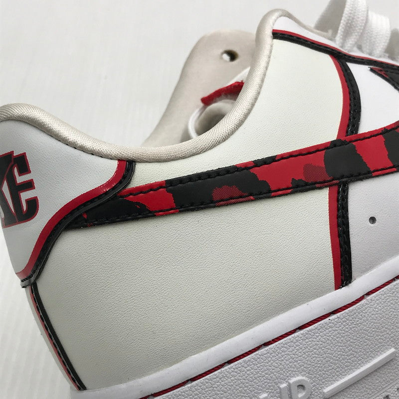 【中古品】【メンズ】 NIKE ナイキ AIR FORCE 1 LOW DENNIS RODMAN CK6686-100 エアフォース1 ロー デニス・ロッドマン スニーカー 靴 160-250928-rt-09-tag サイズ：26cm US 8 カラー：WHITE/RED 万代Net店