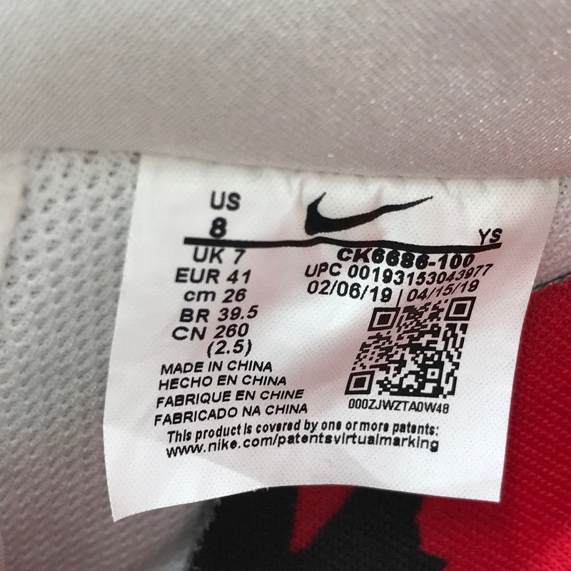 【中古品】【メンズ】 NIKE ナイキ AIR FORCE 1 LOW DENNIS RODMAN CK6686-100 エアフォース1 ロー デニス・ロッドマン スニーカー 靴 160-250928-rt-09-tag サイズ：26cm US 8 カラー：WHITE/RED 万代Net店