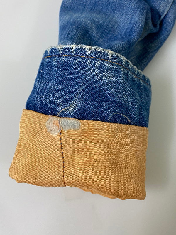 【現状渡し品】【レディース】 Wrangler ラングラー USA製 70-80S NO-FAULT BOA LINER DENIM TRUCKER JACKET ボア デニム トラッカージャケット アウター 169-250103-me-07-min カラー：インディゴ 万代Net店