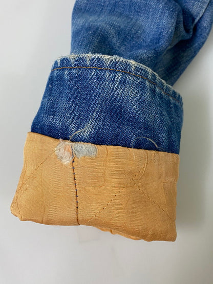 【現状渡し品】【レディース】 Wrangler ラングラー USA製 70-80S NO-FAULT BOA LINER DENIM TRUCKER JACKET ボア デニム トラッカージャケット アウター 169-250103-me-07-min カラー：インディゴ 万代Net店