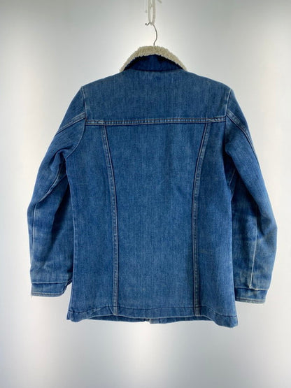 【現状渡し品】【レディース】 Wrangler ラングラー USA製 70-80S NO-FAULT BOA LINER DENIM TRUCKER JACKET ボア デニム トラッカージャケット アウター 169-250103-me-07-min カラー：インディゴ 万代Net店