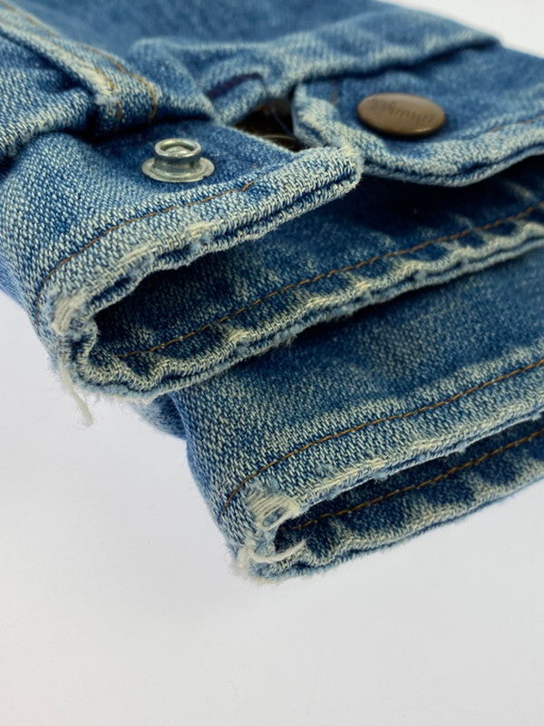 【現状渡し品】【レディース】 Wrangler ラングラー USA製 70-80S NO-FAULT BOA LINER DENIM TRUCKER JACKET ボア デニム トラッカージャケット アウター 169-250103-me-07-min カラー：インディゴ 万代Net店