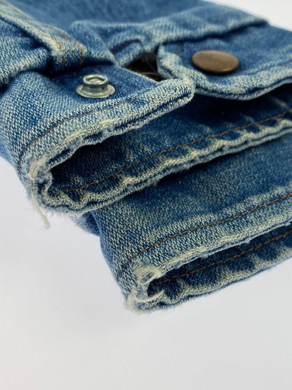 【現状渡し品】【レディース】 Wrangler ラングラー USA製 70-80S NO-FAULT BOA LINER DENIM TRUCKER JACKET ボア デニム トラッカージャケット アウター 169-250103-me-07-min カラー：インディゴ 万代Net店