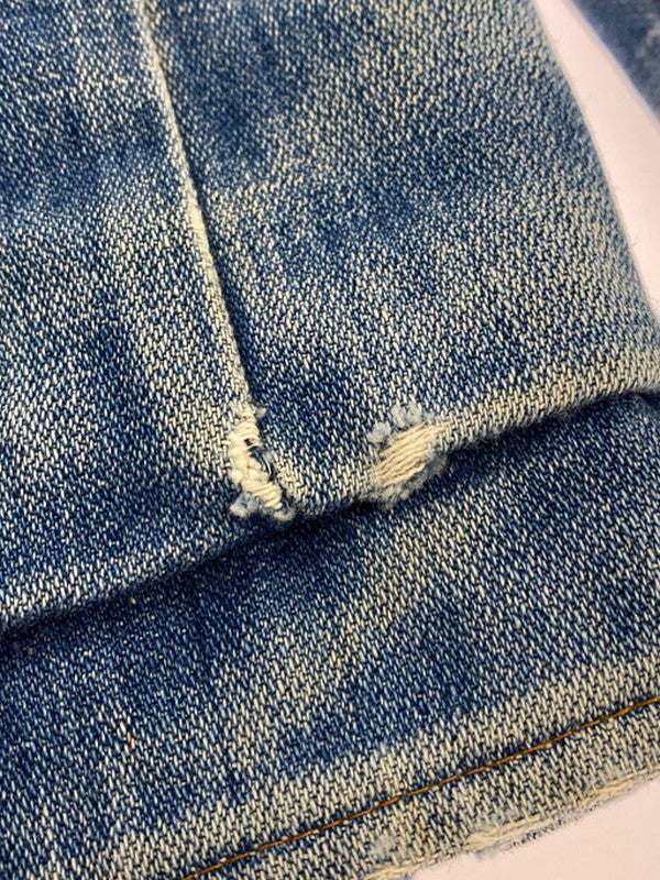 【現状渡し品】【レディース】 Wrangler ラングラー USA製 70-80S NO-FAULT BOA LINER DENIM TRUCKER JACKET ボア デニム トラッカージャケット アウター 169-250103-me-07-min カラー：インディゴ 万代Net店