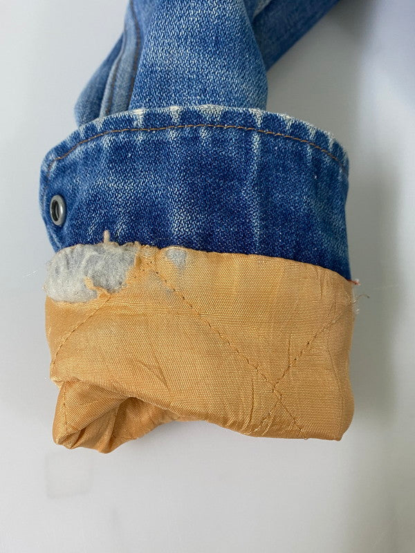 【現状渡し品】【レディース】 Wrangler ラングラー USA製 70-80S NO-FAULT BOA LINER DENIM TRUCKER JACKET ボア デニム トラッカージャケット アウター 169-250103-me-07-min カラー：インディゴ 万代Net店