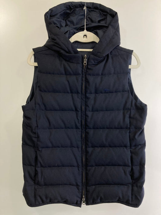 【中古品】【レディース】 LACOSTE ラコステ BF521E REVERSIBLE DOWN VEST リバーシブルダウンベスト アウター 168-240731-ks-20-min サイズ：38 カラー：ネイビー 万代Net店