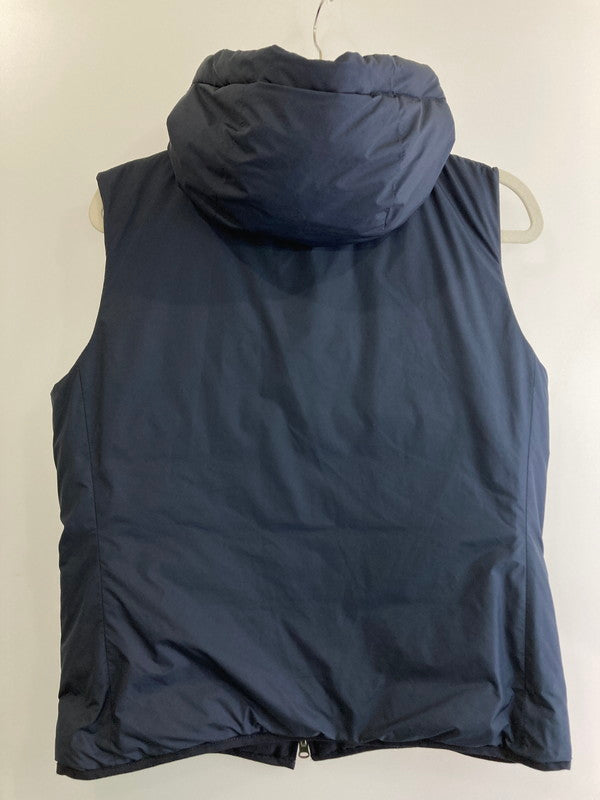 【中古品】【レディース】 LACOSTE ラコステ BF521E REVERSIBLE DOWN VEST リバーシブルダウンベスト アウター 168-240731-ks-20-min サイズ：38 カラー：ネイビー 万代Net店