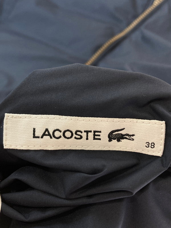 【中古品】【レディース】 LACOSTE ラコステ BF521E REVERSIBLE DOWN VEST リバーシブルダウンベスト アウター 168-240731-ks-20-min サイズ：38 カラー：ネイビー 万代Net店