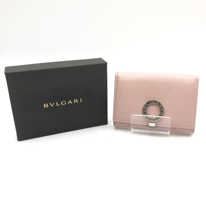 【中古品】【レディース】 BVLGARI ブルガリ BUSINSS CARD HOLDER WITH CLIP 30421 ビジネス カードホルダー ウィズ クリップ カードケース 名刺入れ 財布 服飾雑貨 181-250806-KS-32-tei カラー：light pink 万代Net店