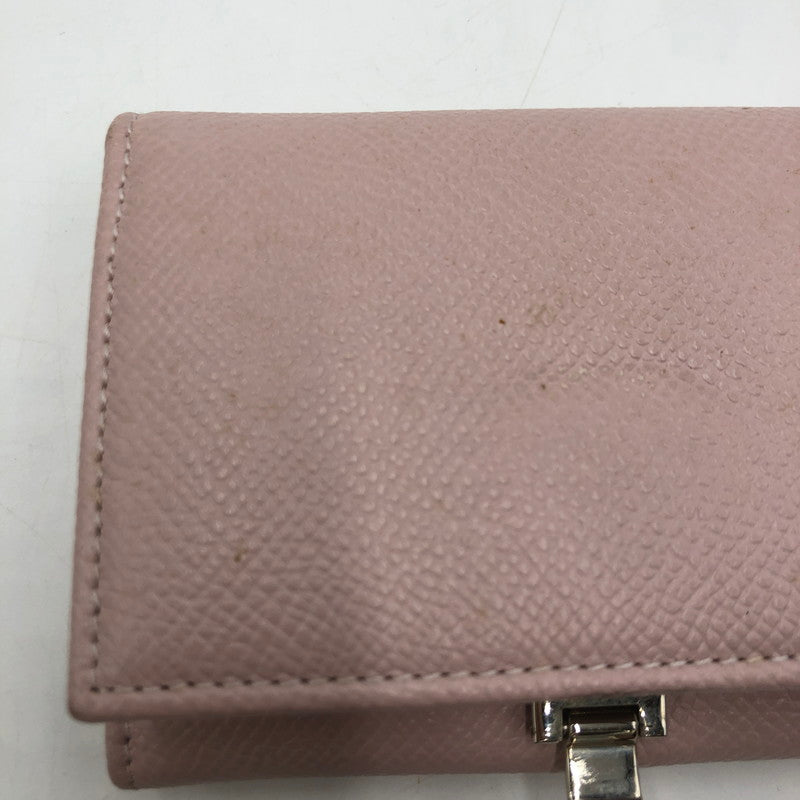【中古品】【レディース】 BVLGARI ブルガリ BUSINSS CARD HOLDER WITH CLIP 30421 ビジネス カードホルダー ウィズ クリップ カードケース 名刺入れ 財布 服飾雑貨 181-250806-KS-32-tei カラー：light pink 万代Net店