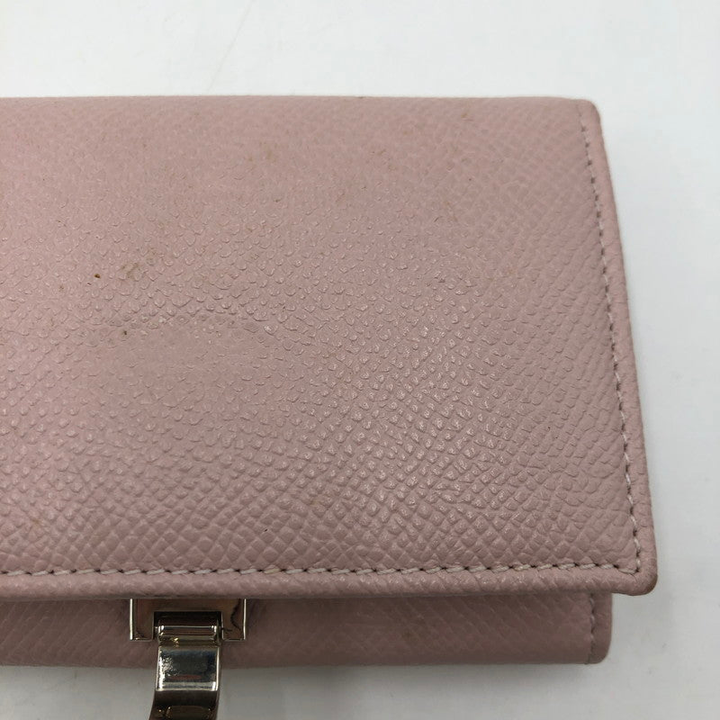 【中古品】【レディース】 BVLGARI ブルガリ BUSINSS CARD HOLDER WITH CLIP 30421 ビジネス カードホルダー ウィズ クリップ カードケース 名刺入れ 財布 服飾雑貨 181-250806-KS-32-tei カラー：light pink 万代Net店