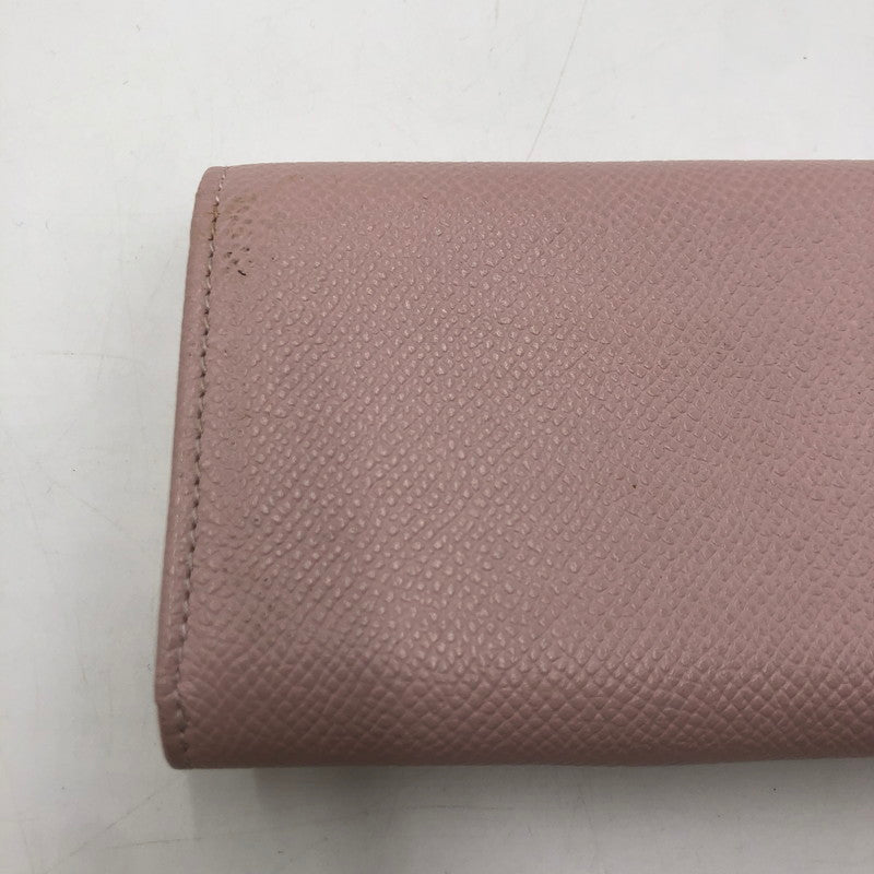 【中古品】【レディース】 BVLGARI ブルガリ BUSINSS CARD HOLDER WITH CLIP 30421 ビジネス カードホルダー ウィズ クリップ カードケース 名刺入れ 財布 服飾雑貨 181-250806-KS-32-tei カラー：light pink 万代Net店
