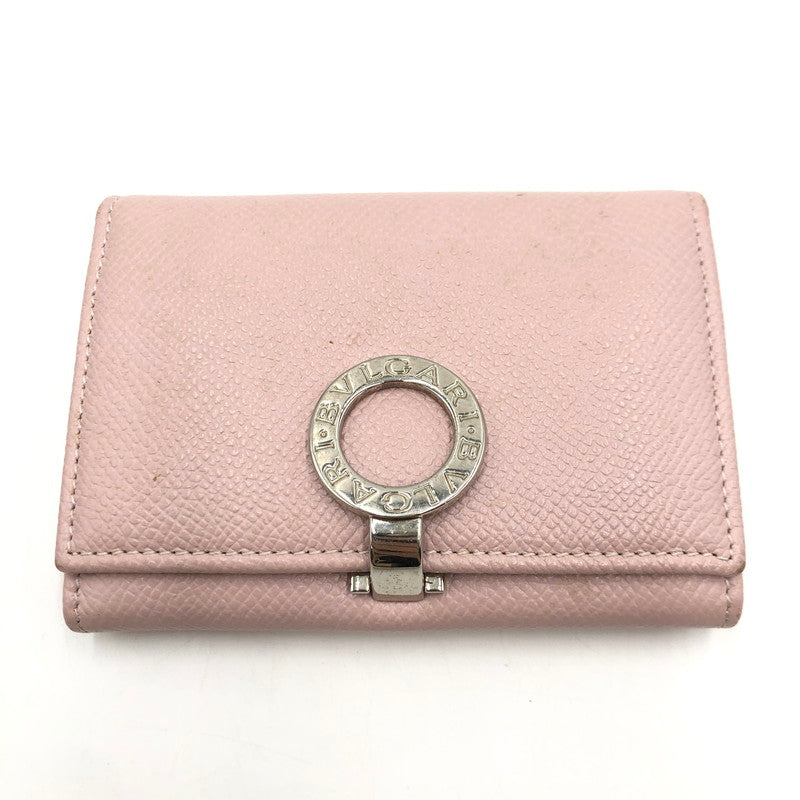 【中古品】【レディース】 BVLGARI ブルガリ BUSINSS CARD HOLDER WITH CLIP 30421 ビジネス カードホルダー ウィズ クリップ カードケース 名刺入れ 財布 服飾雑貨 181-250806-KS-32-tei カラー：light pink 万代Net店