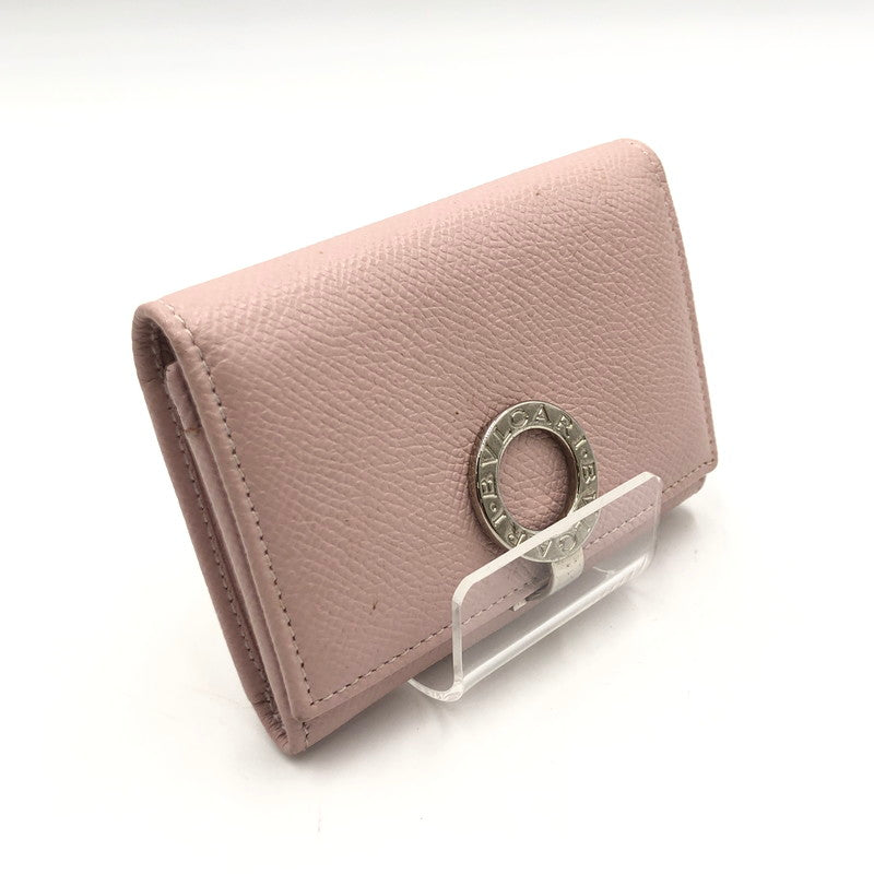 【中古品】【レディース】 BVLGARI ブルガリ BUSINSS CARD HOLDER WITH CLIP 30421 ビジネス カードホルダー ウィズ クリップ カードケース 名刺入れ 財布 服飾雑貨 181-250806-KS-32-tei カラー：light pink 万代Net店