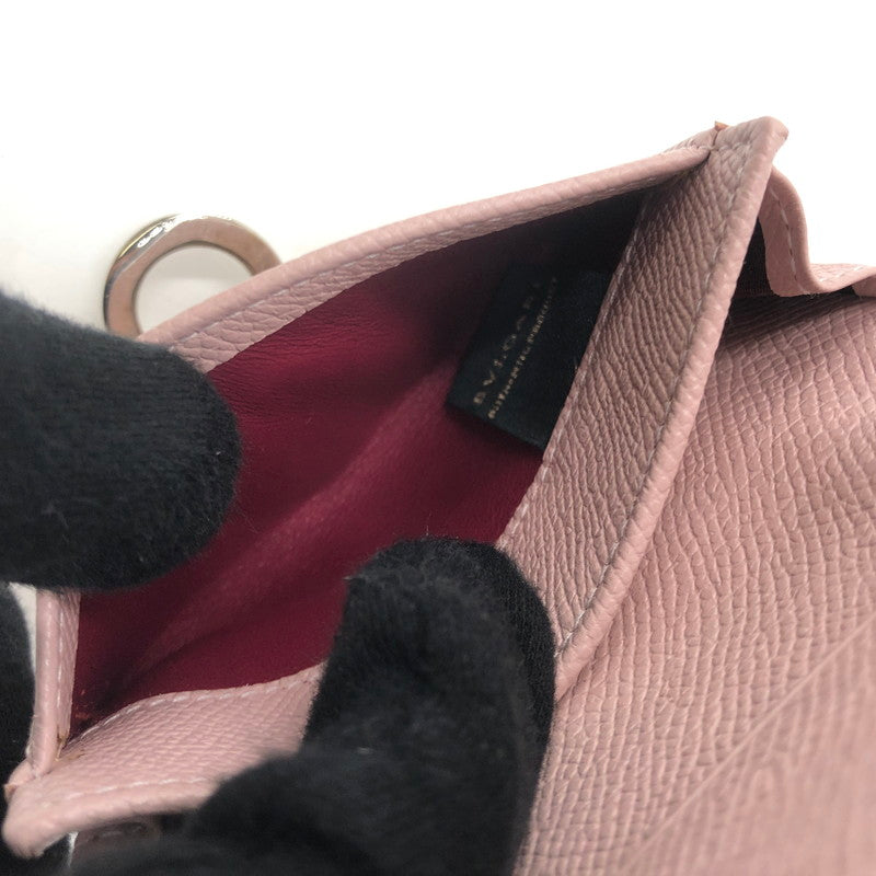 【中古品】【レディース】 BVLGARI ブルガリ BUSINSS CARD HOLDER WITH CLIP 30421 ビジネス カードホルダー ウィズ クリップ カードケース 名刺入れ 財布 服飾雑貨 181-250806-KS-32-tei カラー：light pink 万代Net店