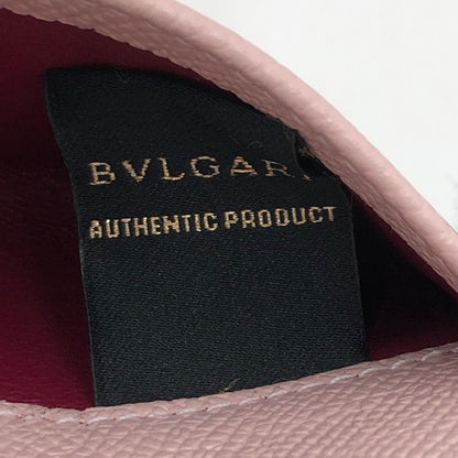 【中古品】【レディース】 BVLGARI ブルガリ BUSINSS CARD HOLDER WITH CLIP 30421 ビジネス カードホルダー ウィズ クリップ カードケース 名刺入れ 財布 服飾雑貨 181-250806-KS-32-tei カラー：light pink 万代Net店