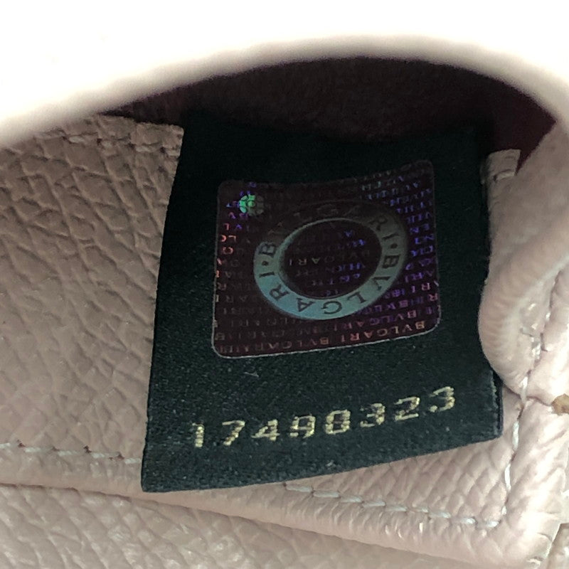 【中古品】【レディース】 BVLGARI ブルガリ BUSINSS CARD HOLDER WITH CLIP 30421 ビジネス カードホルダー ウィズ クリップ カードケース 名刺入れ 財布 服飾雑貨 181-250806-KS-32-tei カラー：light pink 万代Net店