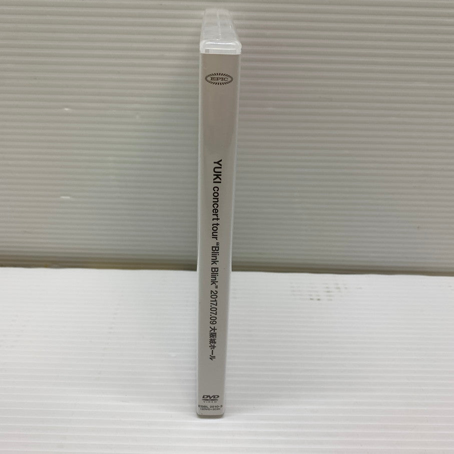 【中古品】 DVD YUKI concert tour Blink Blink 2017.07.09 大阪城ホール 初回生産限定盤 2枚組CD付 010-251123-AS-19-min 万代Net店