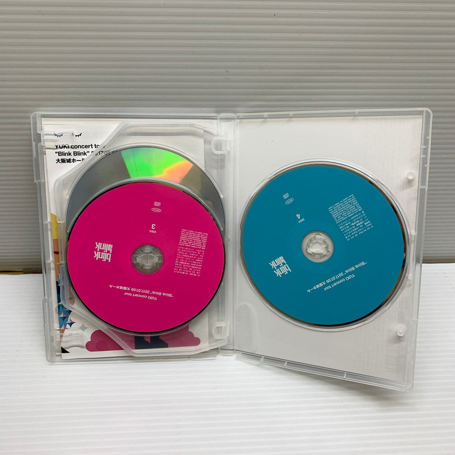 【中古品】 DVD YUKI concert tour Blink Blink 2017.07.09 大阪城ホール 初回生産限定盤 2枚組CD付 010-251123-AS-19-min 万代Net店