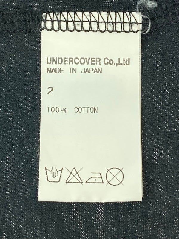 【中古品】【メンズ】 UNDERCOVERISM アンダーカバーイズム UNDERCOVERISM SUPERMAN LOGO T-SHIRT アンダーカバイズム スーパーマン ロゴTシャツ 半袖トップス 140-240207-me-14-min サイズ：2 カラー：ブラック 万代Net店