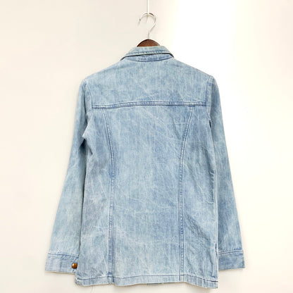 【中古品】【メンズ】  MAVERICK マーベリック 70S DENIM SHIRT USA製 70年代 デニムシャツ トップス 長袖 146-240812-ma-02-izu サイズ：サイズ不明 カラー：ライトインディゴ 万代Net店