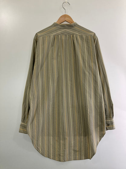 【中古品】【メンズ】 Nigel Cabourn ナイジェルケーボン 8046-00-10013 23SS CC22 DETACHABLE COLLAR SHIRT STRIPE 長袖シャツ トップス 141-241005-ks-10-min サイズ：46 万代Net店