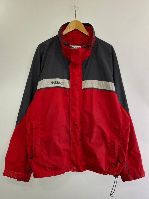 【中古品】【メンズ】 Columbia コロンビア NYLON JACKET ナイロンジャケット 144-241011-cn-15-min サイズ：XL カラー：レッド/グレー系 万代Net店