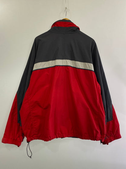 【中古品】【メンズ】 Columbia コロンビア NYLON JACKET ナイロンジャケット 144-241011-cn-15-min サイズ：XL カラー：レッド/グレー系 万代Net店