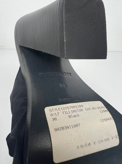 【中古品】【レディース】 BURBERRY バーバリー TILLINGTON ANKLE WRAP MULES 121578A1189 ティリントン アンクル ラップ ミュール 靴 183-260612-kk-02-hon サイズ：38 カラー：ブラック 万代Net店