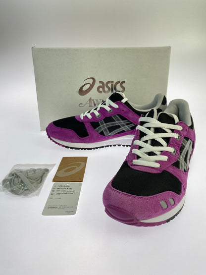 【中古美品】【メンズ/レディース】 asics アシックス × AWAKE NY アウェイクニューヨーク GEL-LYTE lll OG MAGENTA 1201A568-001 ゲルライト3 スニーカー メンズ 靴 シューズ 162-250728-em-28-min サイズ：28cm カラー：ブラック/パープル 万代Net店