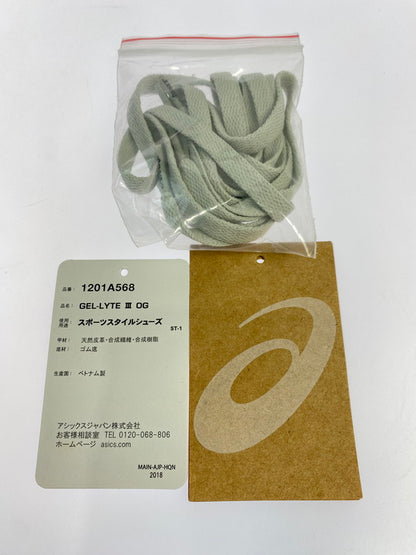 【中古美品】【メンズ/レディース】 asics アシックス × AWAKE NY アウェイクニューヨーク GEL-LYTE lll OG MAGENTA 1201A568-001 ゲルライト3 スニーカー メンズ 靴 シューズ 162-250728-em-28-min サイズ：28cm カラー：ブラック/パープル 万代Net店