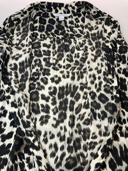 【中古品】【レディース】 DIANEVONFURSTENBERG ダイアンフォンファステンバーグ レオパード柄シルク混 ワンピース 170-241122-yn-02-min サイズ：4 カラー：レオパード 万代Net店
