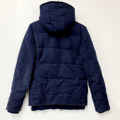 【中古品】【メンズ】 AKM エイケイエム DOUBLE ZIP DOWN JACKET ダブルジップダウンジャケット アウター 長袖 140-240824-ma-16-izu サイズ：M カラー：ネイビー 万代Net店