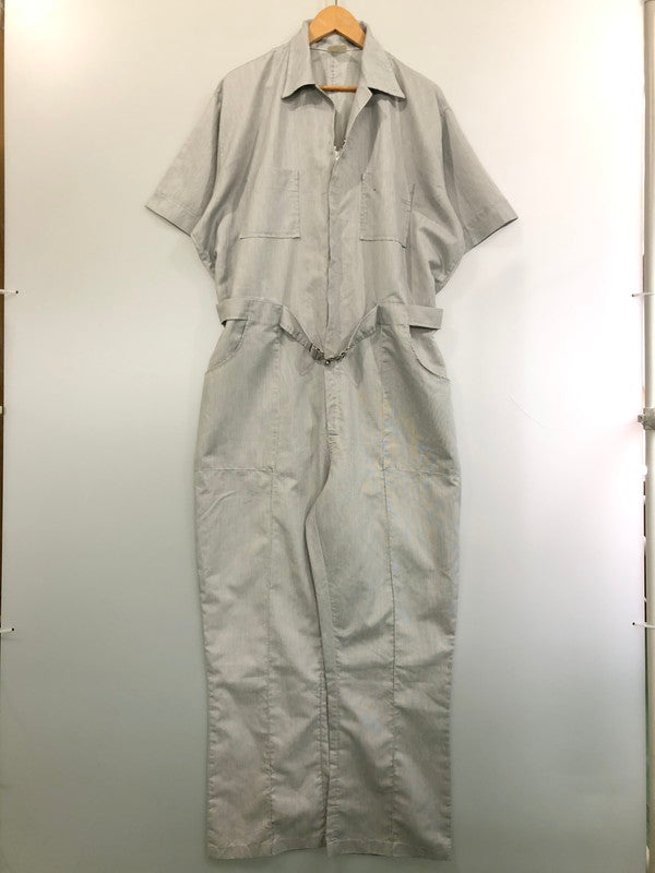 【現状渡し品】【メンズ】 UNKNOWN 半袖コードレーンオールインワン メンズ 146-260416-KS-26-min サイズ：44 REGULAR カラー：グレー系 万代Net店