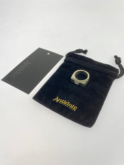 【中古品】【メンズ】  ANTIDOTE BUYERS CLUB ENGRAVED OCTAGON CUTSTONE RING RX-718 アンチドート バイヤーズ クラブ リング 指輪 192-240305-yn-05-min サイズ：日本サイズ実寸：約10号 カラー：シルバー 万代Net店