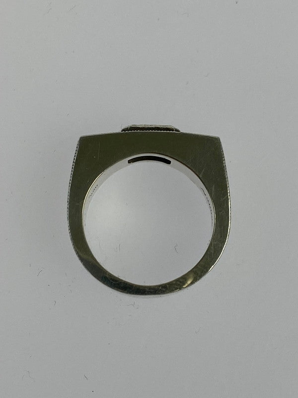 【中古品】【メンズ】  ANTIDOTE BUYERS CLUB ENGRAVED OCTAGON CUTSTONE RING RX-718 アンチドート バイヤーズ クラブ リング 指輪 192-240305-yn-05-min サイズ：日本サイズ実寸：約10号 カラー：シルバー 万代Net店