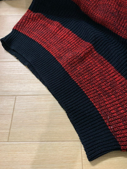 【中古品】【メンズ】  SWEATER GRAPHIX セーターグラフィックス 146-240225-cn-2-min サイズ：XL カラー：ブラック/レッド 万代Net店