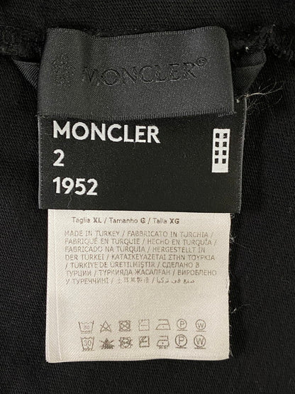 【中古品】【メンズ】 MONCLER モンクレール ジーニアス GENIUS LS T-SHIRT "BLACK” 長袖 Ｔシャツ 141-240229-cn-13-min サイズ：XL カラー：ブラック 万代Net店