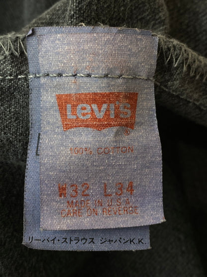 【中古品】【メンズ】 Levi's リーバイス 501-5951 刻印544 USA製 92年製造 90S 501 後染めデニムパンツ ボトムス 157-240229-ks-19-min サイズ：32×34 カラー：グレー 万代Net店