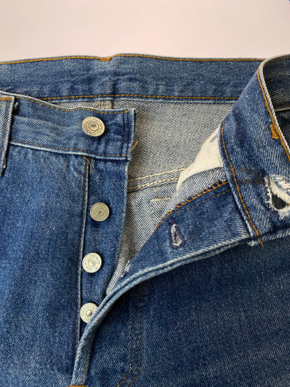 【現状渡し品】【メンズ】 Levi's リーバイス DENIM PANTS 刻印524 USA製 エルパソ工場製 脇割り 80S 501 デニムパンツ ボトムス 157-240229-ks-20-min サイズ：29×36 カラー：インディゴ 万代Net店