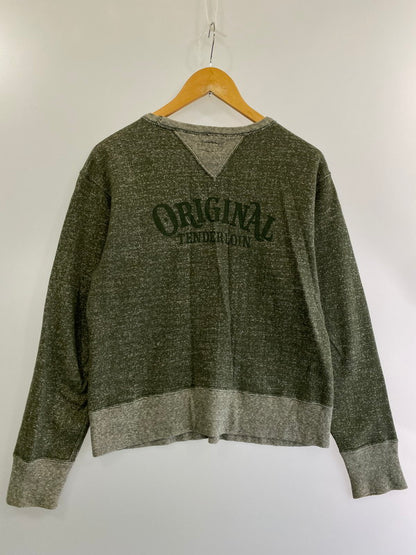 【中古品】【メンズ】 TENDERLOIN テンダーロイン T-SWEAT V/N スウェット トップス 142-240229-ks-07-min サイズ：S カラー：グリーン 万代Net店