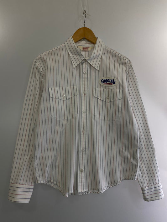 【中古品】【メンズ】 TENDERLOIN テンダーロイン T-STRIPE WORK SHIRT 長袖シャツ トップス 142-240229-ks-08-min サイズ：S カラー：ホワイト 万代Net店