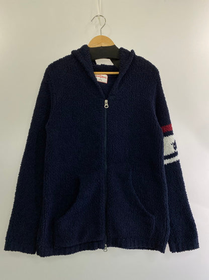 【中古品】【メンズ】  THE ROLLING STONES BY MARBLES MJK-A17RS01 PILE HOODED JACKET ローリングストーンズ×マーブルズ フードジャケット アウター 140-240229-ks-03-min サイズ：XS カラー：ブラック 万代Net店