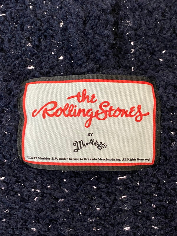 【中古品】【メンズ】  THE ROLLING STONES BY MARBLES MJK-A17RS01 PILE HOODED JACKET ローリングストーンズ×マーブルズ フードジャケット アウター 140-240229-ks-03-min サイズ：XS カラー：ブラック 万代Net店