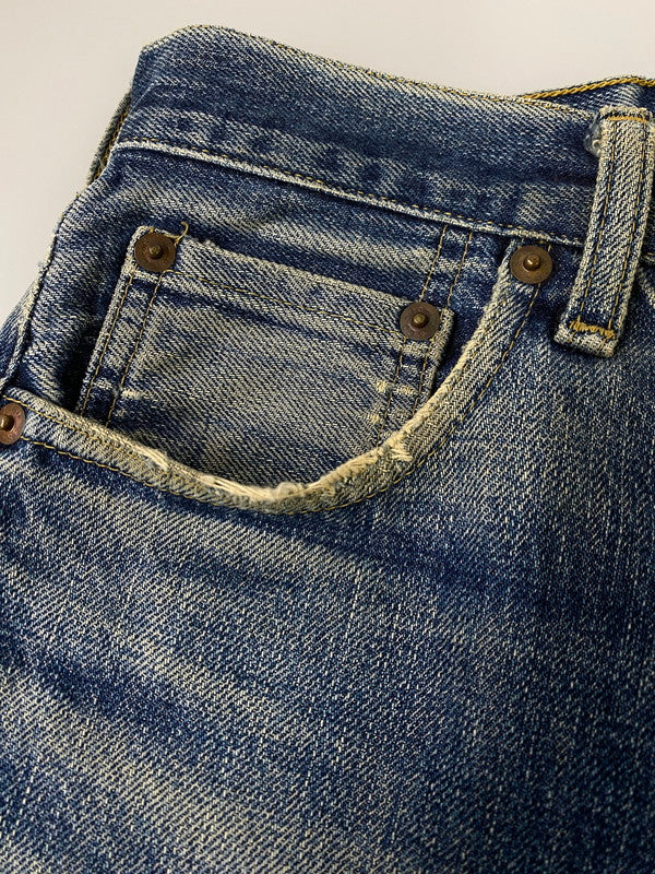 【中古品】【メンズ】 Levi's リーバイス 刻印J22 日本製 94年1月製造 702XX デニムパンツ ジーンズ ジーパン ボトムス ズボン 157-240229-me-19-min サイズ：30×34 カラー：インディゴ 万代Net店