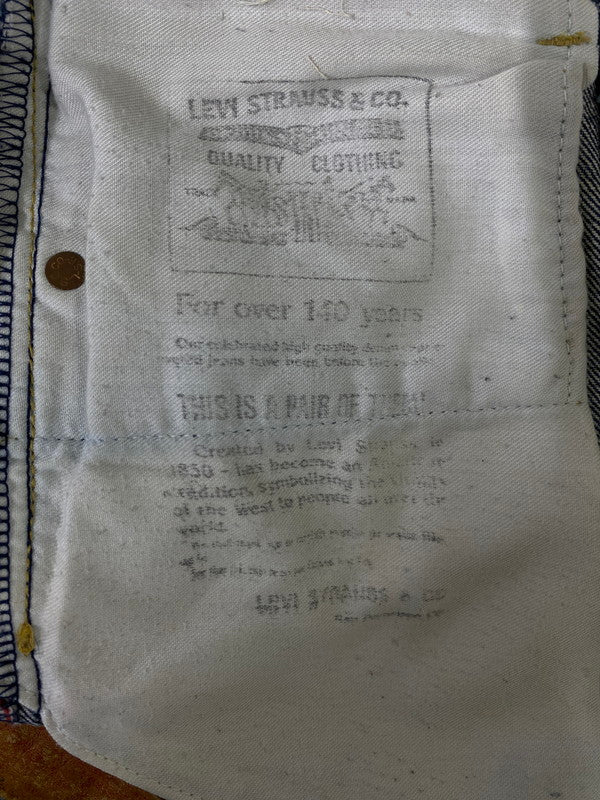 【中古品】【メンズ】 Levi's リーバイス 刻印J22 日本製 94年1月製造 702XX デニムパンツ ジーンズ ジーパン ボトムス ズボン 157-240229-me-19-min サイズ：30×34 カラー：インディゴ 万代Net店