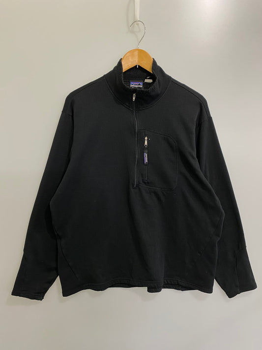 【中古品】【メンズ】 patagonia パタゴニア REGULATOR R1 FLASH PULLOVER レギュレーター R1 フラッシュプルオーバー トップス 144-240228-yn-16-min サイズ：XL カラー：ブラック 万代Net店